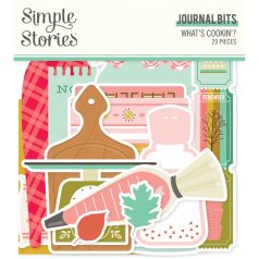   Simple Stories Kivágatok  - Journal Bits & Pieces - What's Cookin' ? (1 csomag)