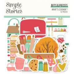   Simple Stories Kivágatok  - Bits & Pieces - What's Cookin' ? (1 csomag)