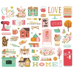   Simple Stories Kivágatok  - Bits & Pieces - What's Cookin' ? (1 csomag)