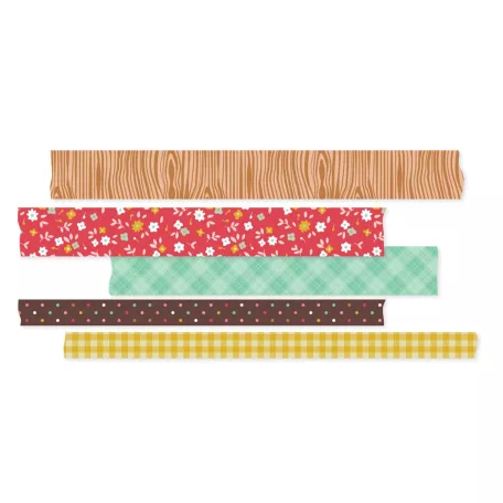 Simple Stories Dekorációs ragasztószalag  - Washi Tape - What's Cookin' ? (5 db)