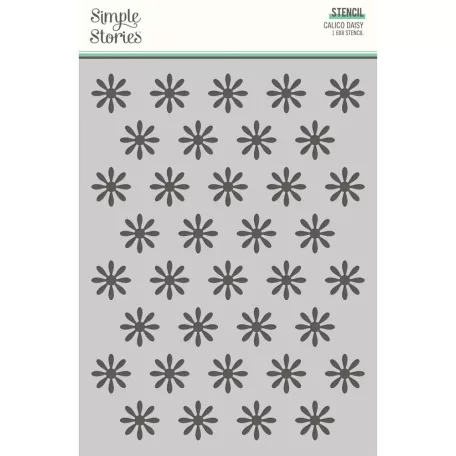 Simple Stories Stencil 6"x8" - Calico Daisy - What's Cookin' ? (1 db)