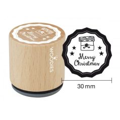   Colop Gumibélyegző  - Merry Christmas Gift - Woodies Rubber Stamp (1 db)