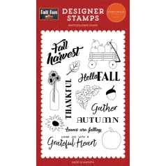   Carta Bella Szilikonbélyegző  - Clear Stamps - Fall Fun (1 db)