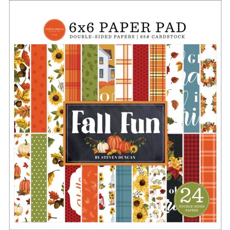 Carta Bella Papírkészlet 6" (15 cm) - Paper Pack - Fall Fun (24 lap)