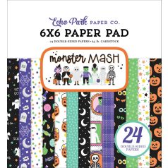   Echo Park Papírkészlet 6" (15 cm) - Paper Pack - Monster Mash (24 lap)
