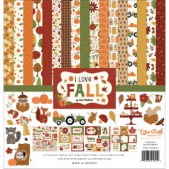   Echo Park Papírkészlet 12" (30 cm) Collection Kit I Love Fall (1 csomag)