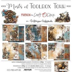  Craft O'Clock Scrapbook papírkészlet 12" (30 cm) - Mists Of Tollbox Town - Paper Collection Set (1 csomag)