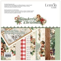   LemonCraft Papírkészlet 12" (30 cm) - Wonderful Christmas - Scrapbooking Paper Pad (1 csomag)