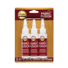  Szupererős textilragasztó 3x19.5ml, Fabric Fusion Permanent Fabric Adhesive / Aleene’s Fabric Glue (1 csomag)