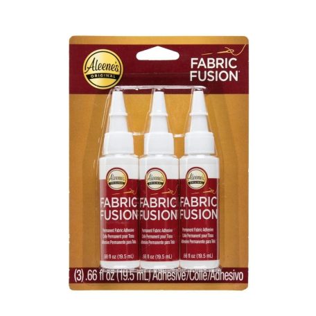 Szupererős textilragasztó 3x19.5ml, Fabric Fusion Permanent Fabric Adhesive / Aleene’s Fabric Glue (1 csomag)
