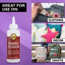 Szupererős textilragasztó 118 ml, Fabric Fusion Permanent Fabric Adhesive / Aleene’s Fabric Glue (1 db)