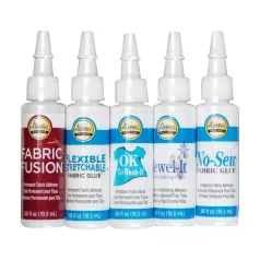   Aleene’s Textilragasztó készlet - 5x19.5ml - Fabric Tacky Pack (1 csomag)