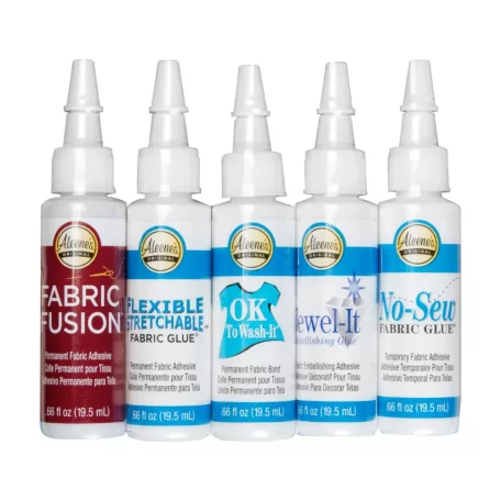 Aleene’s Textilragasztó készlet - 5x19.5ml - Fabric Tacky Pack (1 csomag)