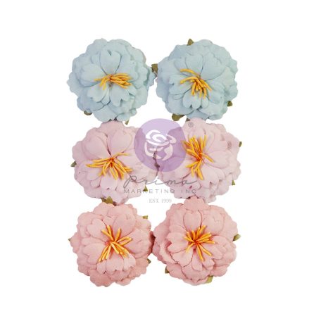 Prima Marketing Virág díszítőelem - French Blue - Sweet Vintage  - Flowers (1 csomag)