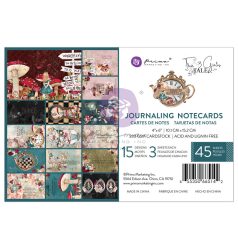   Prima Marketing Komment kártya  4" x 6" - Lost In Wonderland - Journaling Cards (45 lap)