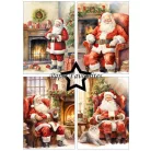 Paper Favourites Scrapbook papírkészlet A5 - Santa - Paper Pack (24 ív)