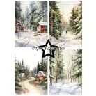 Paper Favourites Scrapbook papírkészlet A5 - Winter Forest - Paper Pack (24 ív)