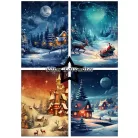 Paper Favourites Scrapbook papírkészlet A5 - Winter Village - Paper Pack (24 ív)