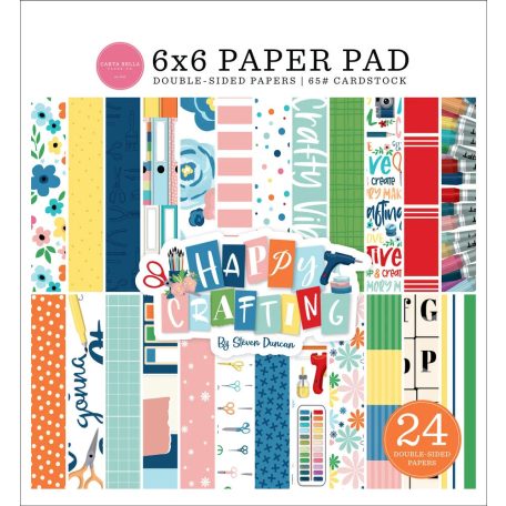 Carta Bella Papírkészlet 6" (15 cm) - Paper Pack - Happy Crafting (24 lap)