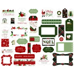   Carta Bella Kivágatok  - Frames & Tags - A Wonderful Christmas (1 csomag)