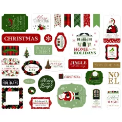   Carta Bella Kivágatok  - Ephemera - A Wonderful Christmas (1 csomag)