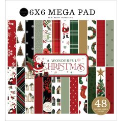   Carta Bella Papírkészlet 6" (15 cm) - Paper Pack - A Wonderful Christmas (48 lap)