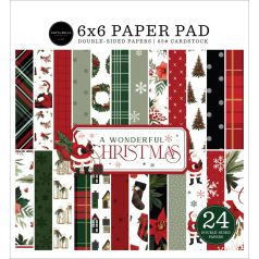   Carta Bella Papírkészlet 6" (15 cm) - Paper Pack - A Wonderful Christmas (24 lap)