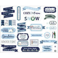   Carta Bella Kivágatok  - Frames & Tags - Wintertime (1 csomag)