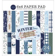   Carta Bella Papírkészlet 6" (15 cm) - Paper Pack - Wintertime (24 lap)