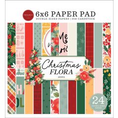   Carta Bella Papírkészlet 6" (15 cm) - Paper Pack - Joyful Christmas Flora (24 lap)