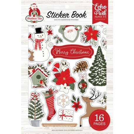 Echo Park Matrica készlet  - Sticker Book - Christmas Time (16 ív)