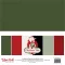 Echo Park Papírkészlet 12" (30 cm) - Coordinating Solids Paper Pack - Christmas Time (6 lap)