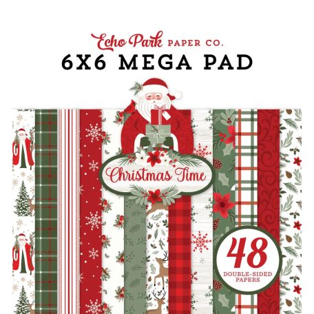 Echo Park Papírkészlet 6" (15 cm) - Paper Pack - Christmas Time (48 lap)