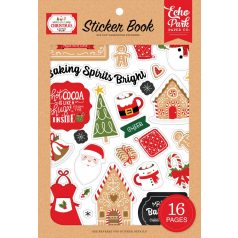   Echo Park Matrica készlet  - Sticker Book - Have A Holly Jolly Christmas (16 ív)