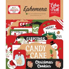   Echo Park Kivágatok  - Ephemera - Have A Holly Jolly Christmas (1 csomag)