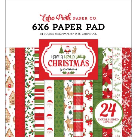 Echo Park Papírkészlet 6" (15 cm) - Paper Pack - Have A Holly Jolly Christmas (24 lap)
