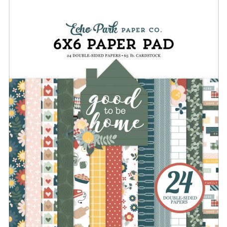 Echo Park Papírkészlet 6" (15 cm) - Paper Pack - Good To Be Home (24 lap)