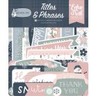 Echo Park Kivágatok  - Titles & Phrases - Winterland (1 csomag)