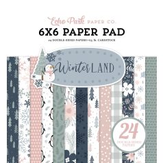   Echo Park Papírkészlet 6" (15 cm) - Paper Pack - Winterland (24 lap)