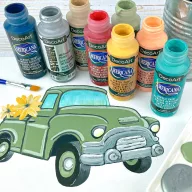   8 db Akrilfesték - matt 59 ml - Vintage Truck - DecoArt Americana® Acrylics (1 csomag)