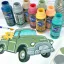 8 db Akrilfesték - matt 59 ml - Vintage Truck - DecoArt Americana® Acrylics (1 csomag)