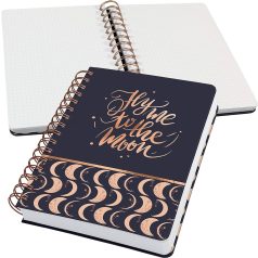   Sigel Spirálkötésű Bullet journal A5 - Moonlight Melody - Sweet Dots - Jolie spiral notebook (120 lap)