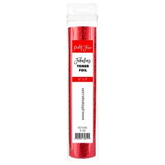   Picket Fence Studios Toner fólia 6"x9' (15 cm x 270 cm) - Red Flake - Fabulous Toner Foil (1 db)