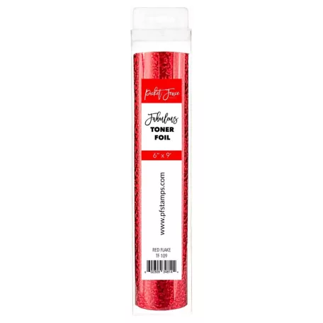 Picket Fence Studios Toner fólia 6"x9' (15 cm x 270 cm) - Red Flake - Fabulous Toner Foil (1 db)