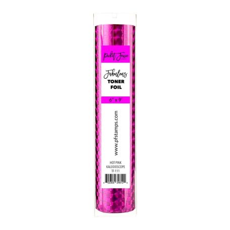 Picket Fence Studios Toner fólia 6"x9' (15 cm x 270 cm) - Hot Pink Kaleidoscope - Fabulous Toner Foil (1 db)
