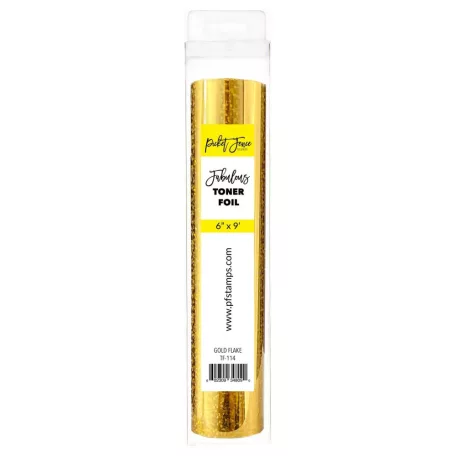 Picket Fence Studios Toner fólia 6"x9' (15 cm x 270 cm) - Gold Flake - Fabulous Toner Foil (1 db)