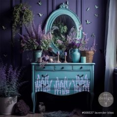   Re-Design with Prima Dekor Stencil 9"X12" - Lavender Bliss - Decor Stencils (1 db)