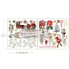 Limited Edition Re-Design with Prima Transzfer fólia 12" (30 cm) - Holiday Traditions - Maxi Transfer (1 csomag)