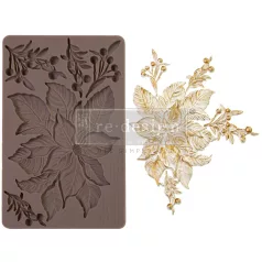   Limited Edition ReDesign with Prima Öntőforma - Crimson Blooms - Décor Mould (1 db)