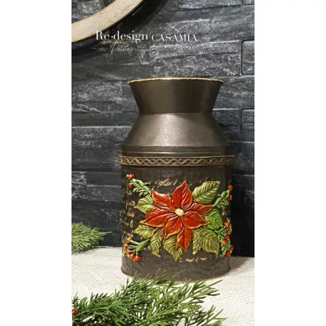 Limited Edition ReDesign with Prima Öntőforma - Crimson Blooms - Décor Mould (1 db)